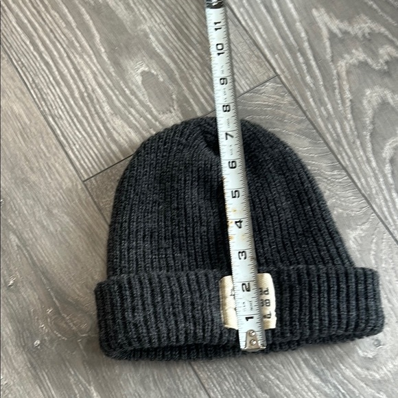 Dark Gray Knit Beanie - Picture 3 of 3